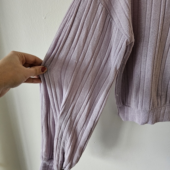 Lulu's lilac cropped sweater - Picture 4 of 7